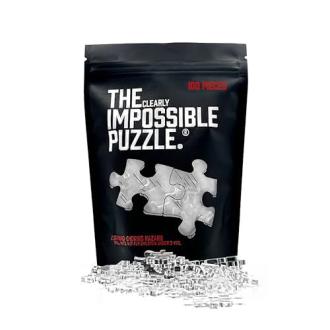 Puzzle transparent complexe unique pour amateurs de casse-têtes et jeux de logique.