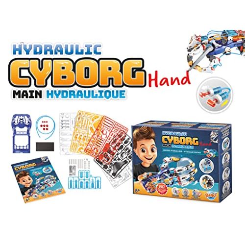 Kit main hydraulique Buki à construire, éducatif, pour enfants, 150 pièces, notice incluse, jouet STEM