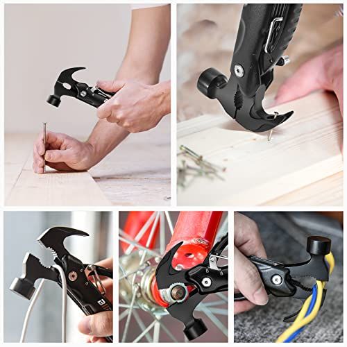 Outil multifonction 12 en 1, idéal pour cadeaux polyvalents, utile pour bricoleurs, avec fonctions ingénieuses et design compact en acier inoxydable.