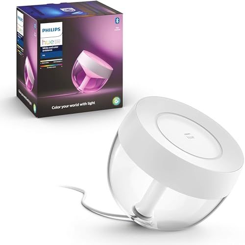 Philips Hue White and Color Ambiance smart lighting kit for personalized home ambiance control and 16 million colors.