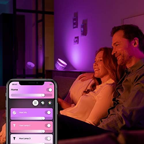 Philips Hue White and Color Ambiance smart lighting kit for personalized home ambiance control and 16 million colors.