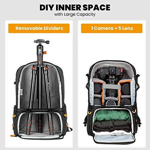 Sac à dos photo Tarion pour appareils et objectifs avec accès rapide et housse de pluie