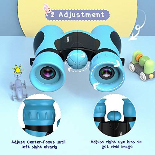 Jumelles éducatives et sécurisées pour enfants, adaptées et durables