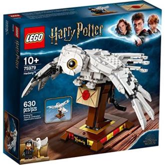 Lego Harry Potter Hedwige modèle mécanique avec manivelle pour mouvement d'ailes réaliste, collector rare et détaillé.