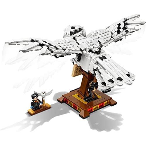 Lego Harry Potter Hedwige modèle mécanique avec manivelle pour mouvement d'ailes réaliste, collector rare et détaillé.