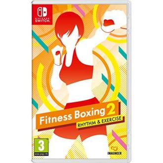 Jeux de fitness pour Switch - Fitness Boxing 2 : séances de fitness intenses, programme d'entraînement adapté à tous les niveaux, possibilité de jouer seul ou à deux.