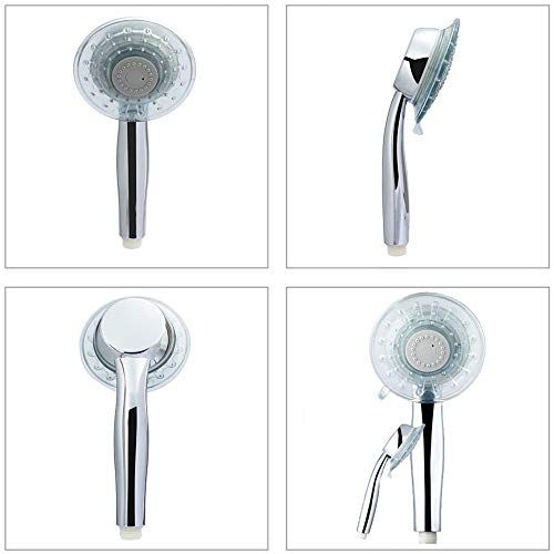 Pommeau de douche à LED SENQIU, couleurs changeantes, expérience sensorielle unique, écologique, économise l'eau, parfait cadeau original, facile à installer.