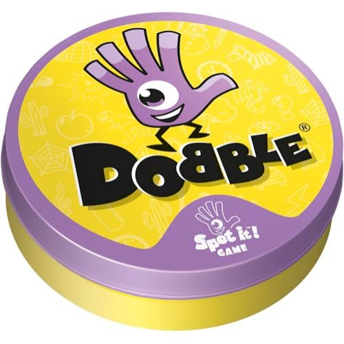 Dobble jeu d'observation rapide, cartes et symboles, pour familles et enfants dès 4 ans.