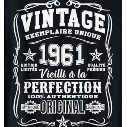 Tee-shirt 1961 vieilli à la perfection.