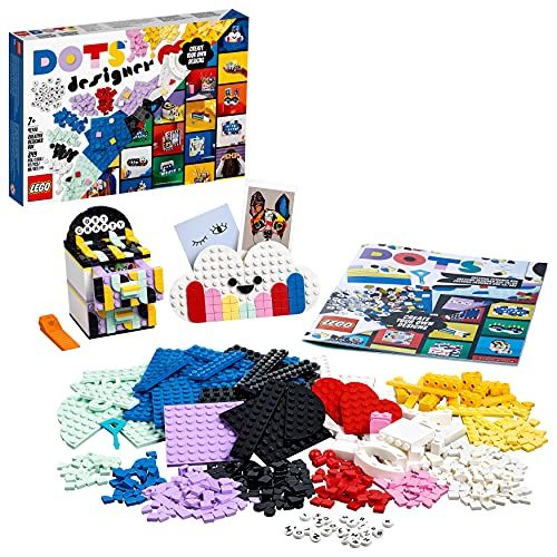Kit créatif Lego Dots Designer pour enfants avec tuiles colorées et accessoires pour personnaliser objets et bijoux