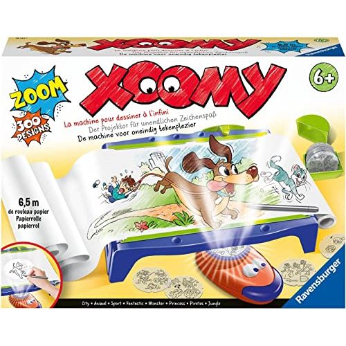 Jeu de dessin créatif Xoomy pour enfants avec motifs variés et zoom réglable, par Ravensburger