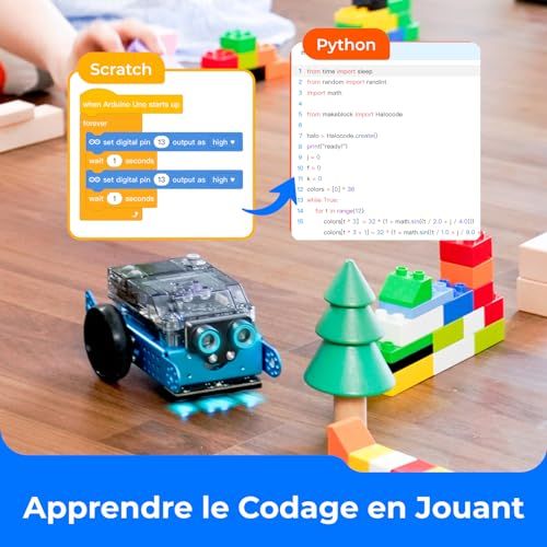 Robot mbot de Makeblock : kit de construction et de programmation pour les passionnés de robotique.