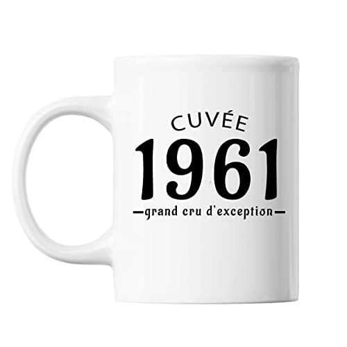 Mug vintage 1961 design rétro et moderne par Planetee