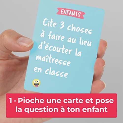 Jeu de société Judukids pour enfants avec cartes écoresponsables favorisant le bonheur et l'apprentissage familial.