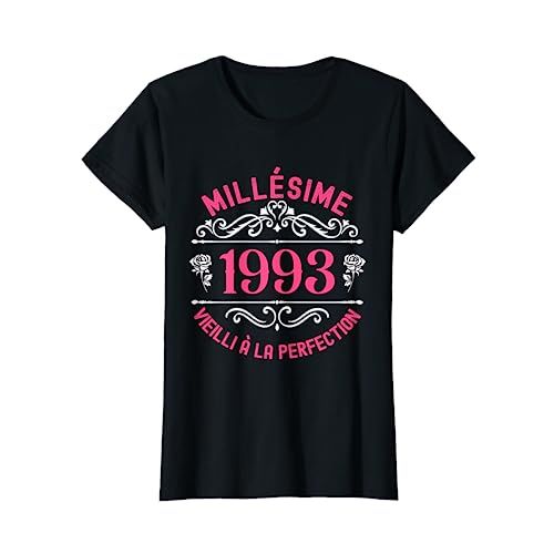 Tee-shirt femme spécial 1993 : une idée cadeau originale et pleine d'humour.