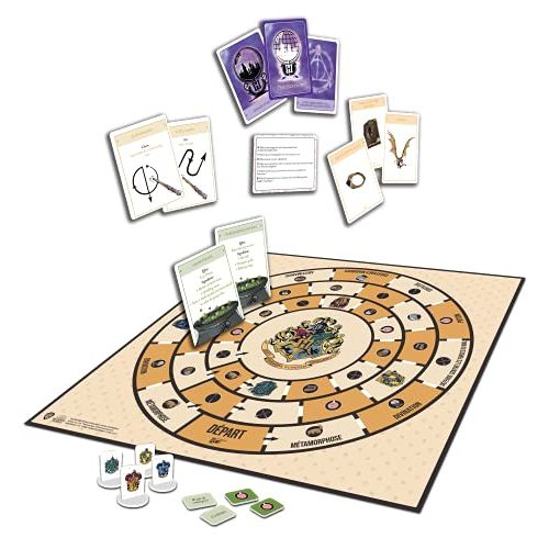 Jeu de société Harry Potter L'Épreuves de Sorciers par Topi Games, cadeau magique pour fans, 7 épreuves captivantes, partagez des moments inoubliables à Poudlard.