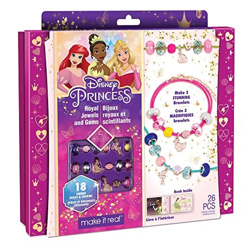 Kit création bracelets enchantés Princesses Disney pour petites fans aventureuses et créatives, moments familiaux sans écran.