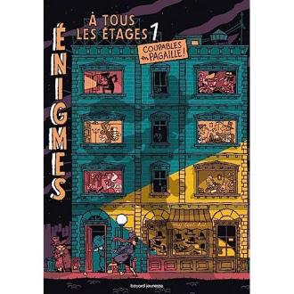 Livre Enigmes à tous les étages 1 pour enfants détectives avec énigmes et mystères.