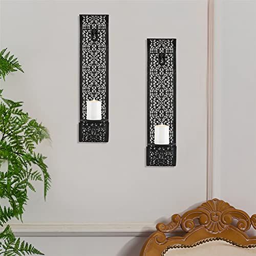Porte bougies ou fleurs murale x2