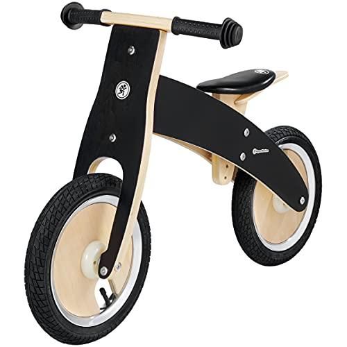 Draisienne en bois HyperMotion pour enfants, favorisant imagination, équilibre et coordination avec sécurité et confort.