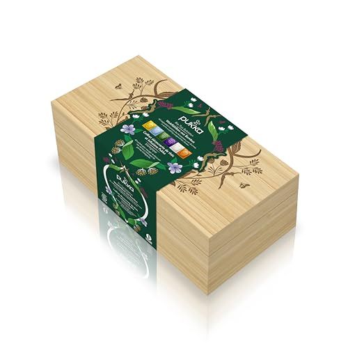Coffret de Thés Pukka en bambou, idéal pour la Fête des Mères.