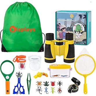 Kit d'exploration pour enfants avec jumelles, gilet, et boussole