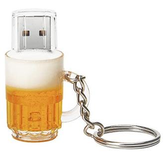 Clé USB en forme de canette de bière, gadget de stockage durable et compatible
