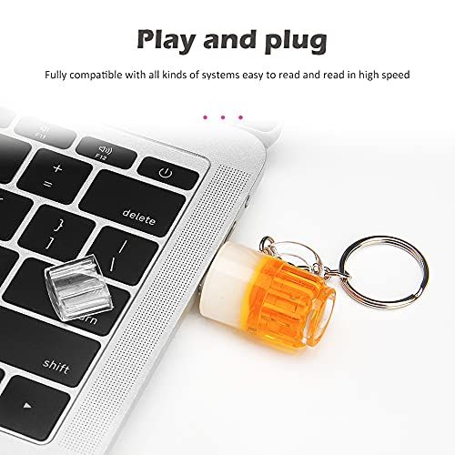 Clé USB en forme de canette de bière, gadget de stockage durable et compatible