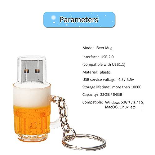 Clé USB en forme de canette de bière, gadget de stockage durable et compatible