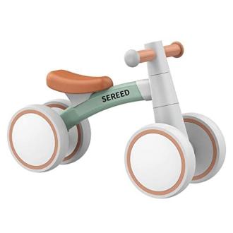 Tricycle en bois pour bébé de 1 à 2 ans : amusant, sécurisé, facile à transporter. Entraînez l'équilibre et assurez une conduite sécurisée grâce à sa structure robuste et ses roues antidérapantes. Parfait pour les garçons et les filles !