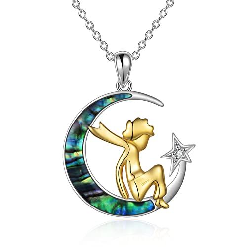 Pendentif Petit Prince en argent sterling pour lectrices rêveuses