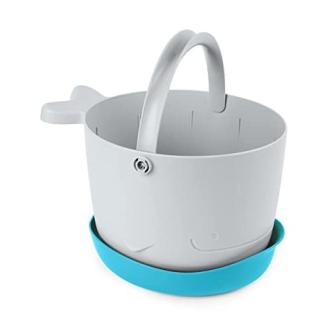 Range jouets de bain Skip Hop Moby avec système drainage et design marin pour hygiène et organisation salle de bain enfant.