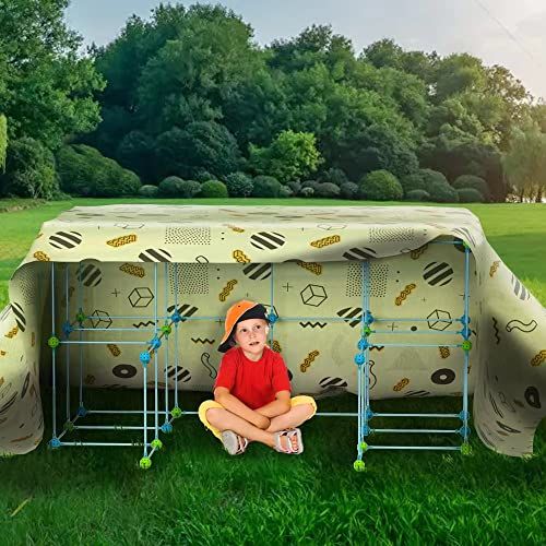 Kit de construction enfants avec bâtons phosphorescents, stimule créativité et imagination, idéal cadeau anniversaire, fêtes, pour garçons et filles dès 4 ans.