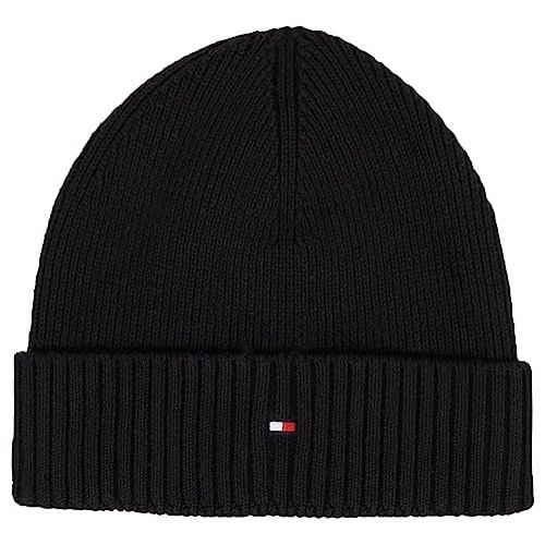 Bonnet Tommy Hilfiger en coton et cachemire avec logo
