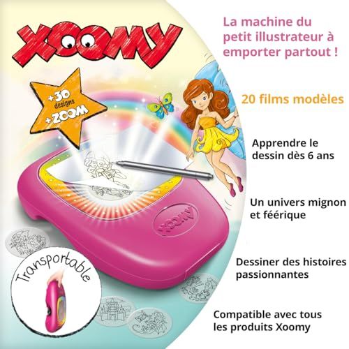 Jeu de dessin Xoomy girl pour stimuler la créativité des petites filles dès 7 ans.