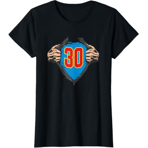 Tee-shirt 30 ans Super Héros, design Superman, disponible en plusieurs couleurs et tailles