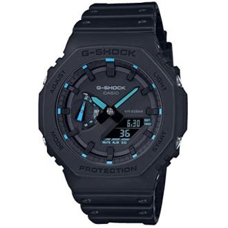 Montre G-Shock GA-2100 Casio noire, élégance intemporelle, multimode, étanche et ultra-résistante.