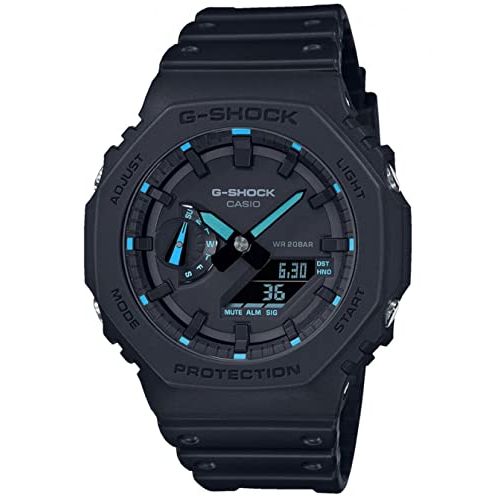 Montre G-Shock GA-2100 Casio noire, élégance intemporelle, multimode, étanche et ultra-résistante.