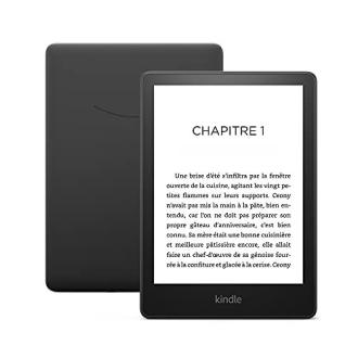 Liseuse Kindle Paperwhite avec écran anti-reflet et éclairage ajustable.