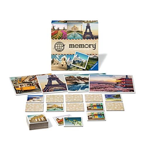 Jeu de memory éducatif sur les voyages mondial pour enfants
