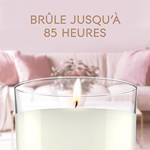 Une bougie parfumée à la vanille, à la rose ou anti-tabac