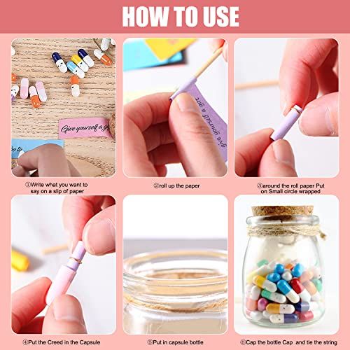 Bouteille de capsules messages personnalisables, cadeau original et touchant pour exprimer affection et souvenirs à vos proches et collègues.