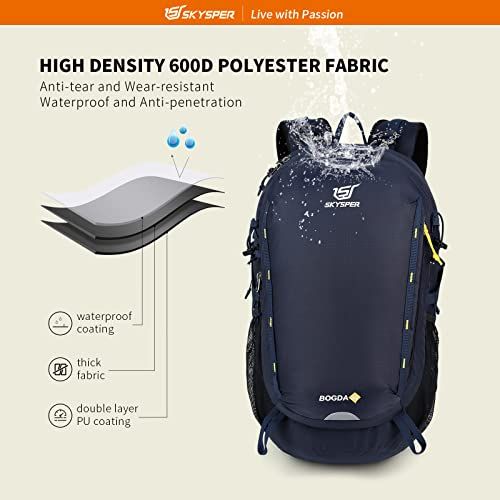Sac à dos Skysper Bogda 30 imperméable, ergonomique pour randonnée 30L