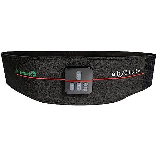 Ceinture abdominale TESMED pour fitness avec technologie EMS avancée.