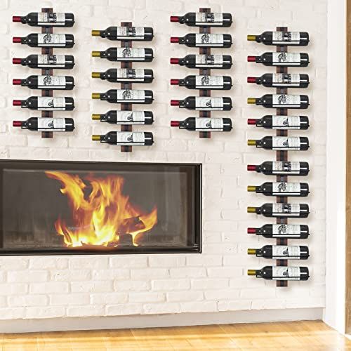 Porte-bouteille mural design pour stocker et exposer vos bouteilles de vin avec style.