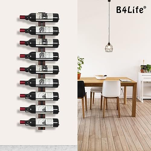 Porte-bouteille mural design pour stocker et exposer vos bouteilles de vin avec style.