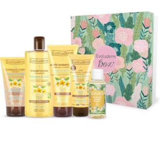 Coffret bain corps cheveux au Monoï