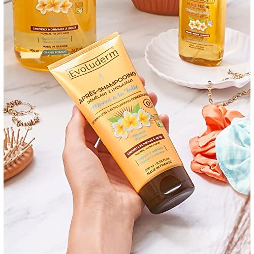 Coffret bain corps cheveux au Monoï