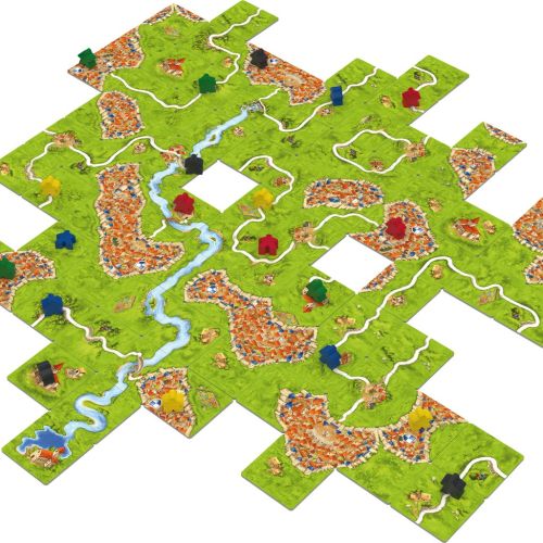 Cadeau jeu de société Carcassonne pour divertissement stratégique en famille ou entre amis