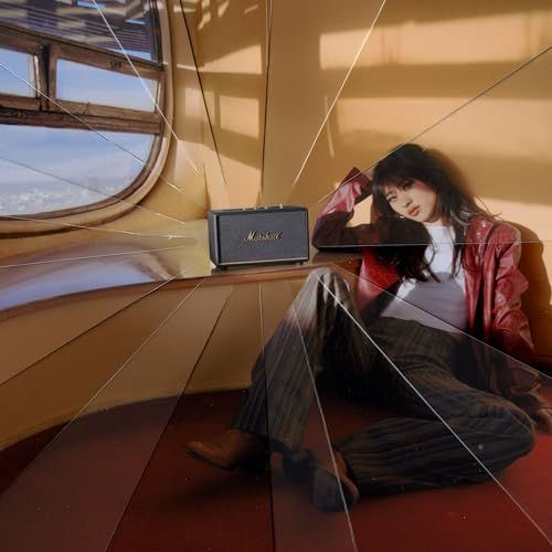 Enceinte Bluetooth Marshall Acton III haut de gamme, design rétro, son puissant, cadeau idéal pour mélomanes, technologie Bluetooth 5.2, couleur noire élégante.